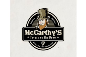 design a humorous logo for an irish pub for t shirts etc