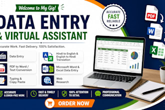 professional data entry, PDF to word, typing and translation