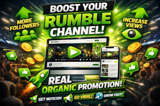 boost rumble channel follower viewers with rumble organic promotion