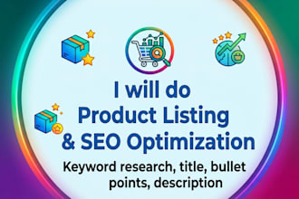 create high converting amazon product listing with SEO