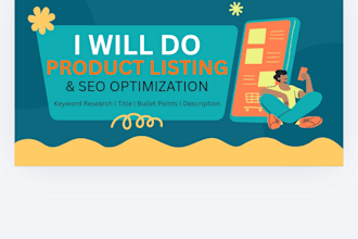 create high converting amazon product listing with SEO