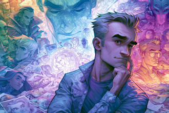 draw a custom cover art for your comic, book or podcast