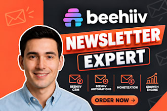 setup beehiiv newsletter, migrate redesign, grow temple and beehive monetization