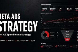 create a meta ads strategy and sales funnel