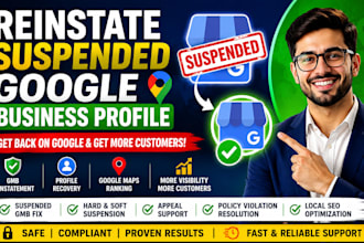 fix suspended gmb reinstate google my business suspension