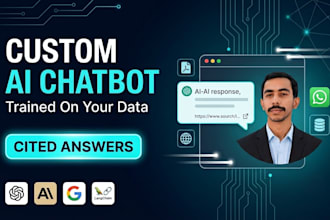 build a custom rag ai chatbot trained on your data with cited answers