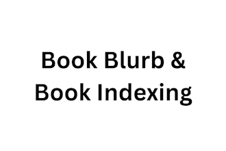 do book indexing for your manuscript
