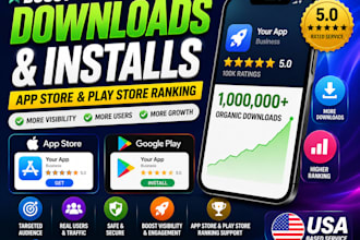 rate your app on google playstore, applestore rating review, ios android install