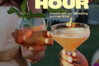 design eye catching restaurant food post and social media banner