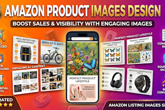 design amazon listing images and a main hero image