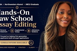 proofread and edit your law school application essays