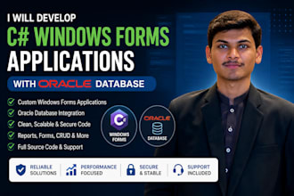 develop c sharp windows forms desktop applications