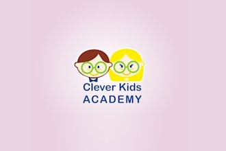 design clever kids academy logo