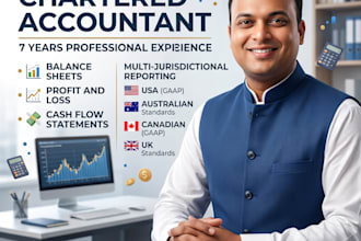 prepare financial statements profit and loss and cash flow