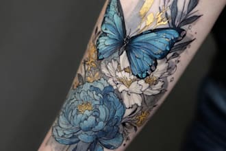 create unique custom tattoo any tattoo design, tattoo artist