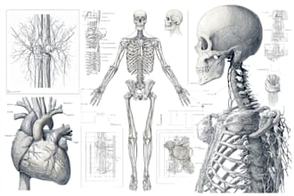 draw anatomy, medical, and scientific illustrations