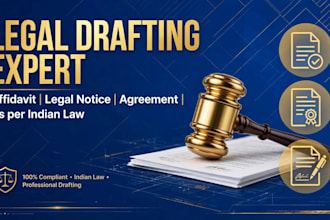 draft legal affidavit , agreement, notice and documents