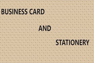 design logo business cards with full stationery and company profile