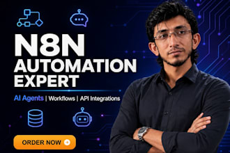 build custom ai agents and n8n automation workflows