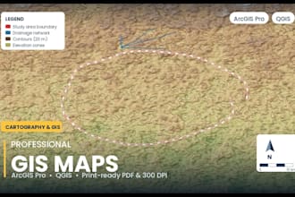create professional gis maps and cartography in arcgis pro and qgis