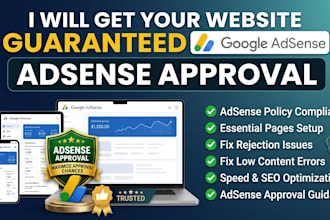 get google adsense approval and fix adsense website issues