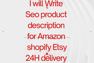 write SEO product description for online store