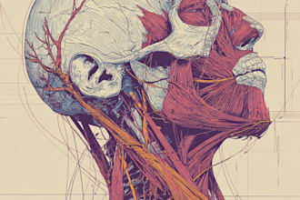 create detailed medical anatomy illustrations for books, courses, and websites