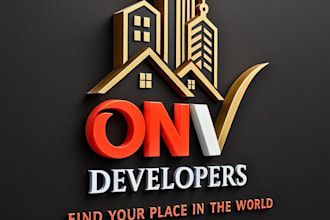 design 3 modern luxury real estate logo for property and realtor brand