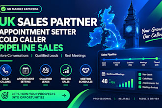 pipeline sales rep website design appointment setter cold caller sales partner