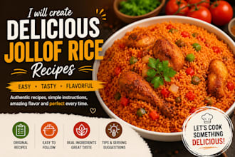 jollof rice cooking and recipe specialist