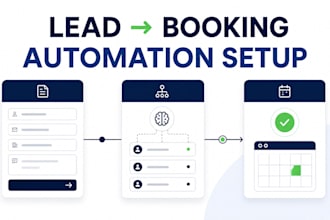 build a lead capture and booking automation workflow