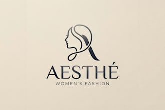 design a stylish womens fashion logo for your brand