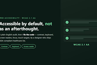 fix your website accessibility to wcag standard