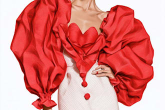 draw a fashion illustration