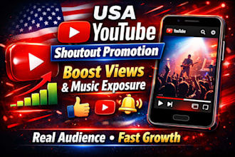 shoutout your youtube channel to 900k organic subscribers to grow usa subs