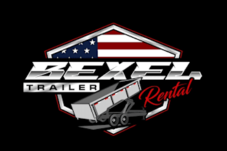 create creative and good looking dump trailer logo design