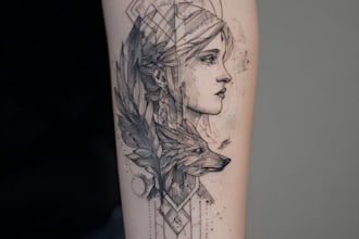 create unique custom tattoo any tattoo design, tattoo artist