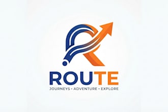 design a modern and memorable route logo