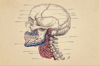 create custom vector anatomy illustrations and medical diagrams