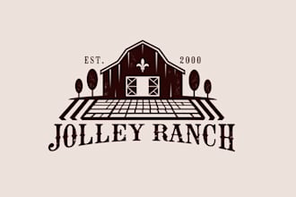 design awesome vintage off grid ranch logo