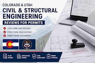 provide colorado and utah structural engineering  permits