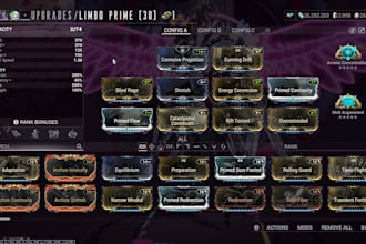 mod any weapon or frame for you minmaxed with help