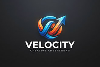 design a creative and powerful advertising logo