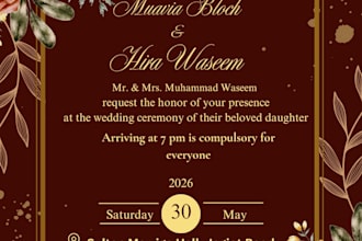 design modern wedding invitation cards