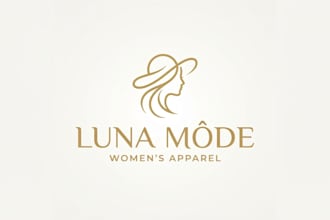 design a stylish women clothing logo for your brand