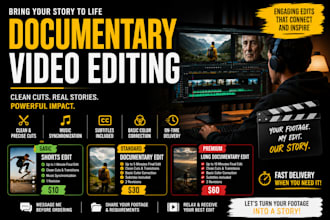 do documentary video editing
