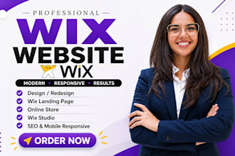 design wix studio website, wix redesign, fix wix and wix development