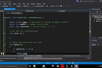 do unity game development, c scripting, and custom game mods