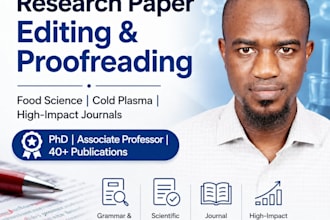 edit and proofread your scientific research paper