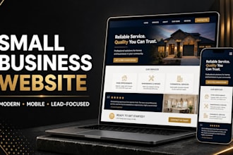 build a professional website for your small business